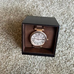 Rose gold mk watch